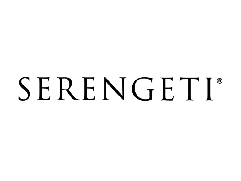 Logo noir de Serengeti optique